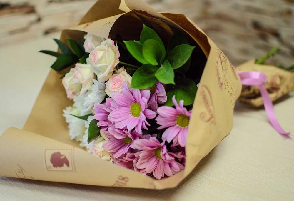 Букет цветов из: Розы и Хризантемы в Димитровграде