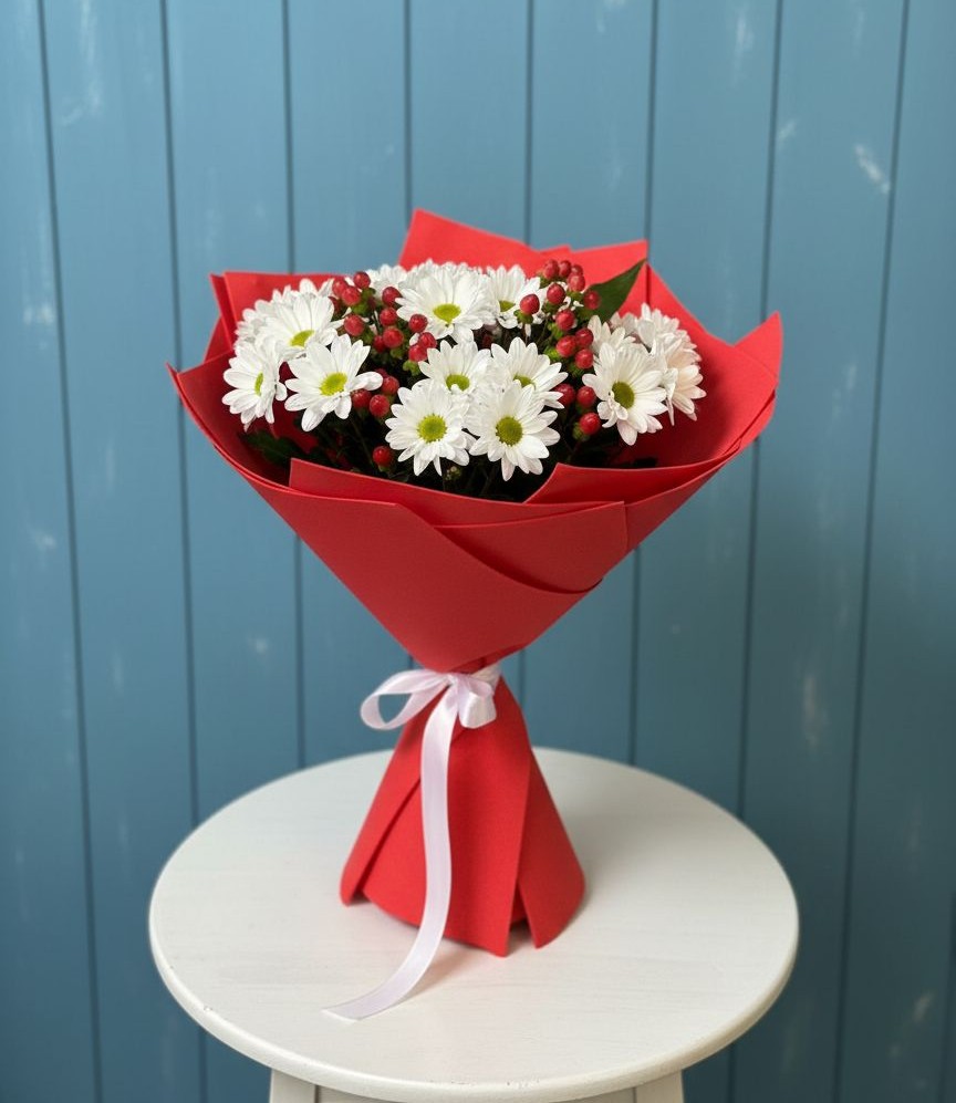 Букет цветов из: Хризантемы в Димитровграде