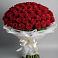 Букет 101 Красная роза Блэк Мэджик в Димитровграде