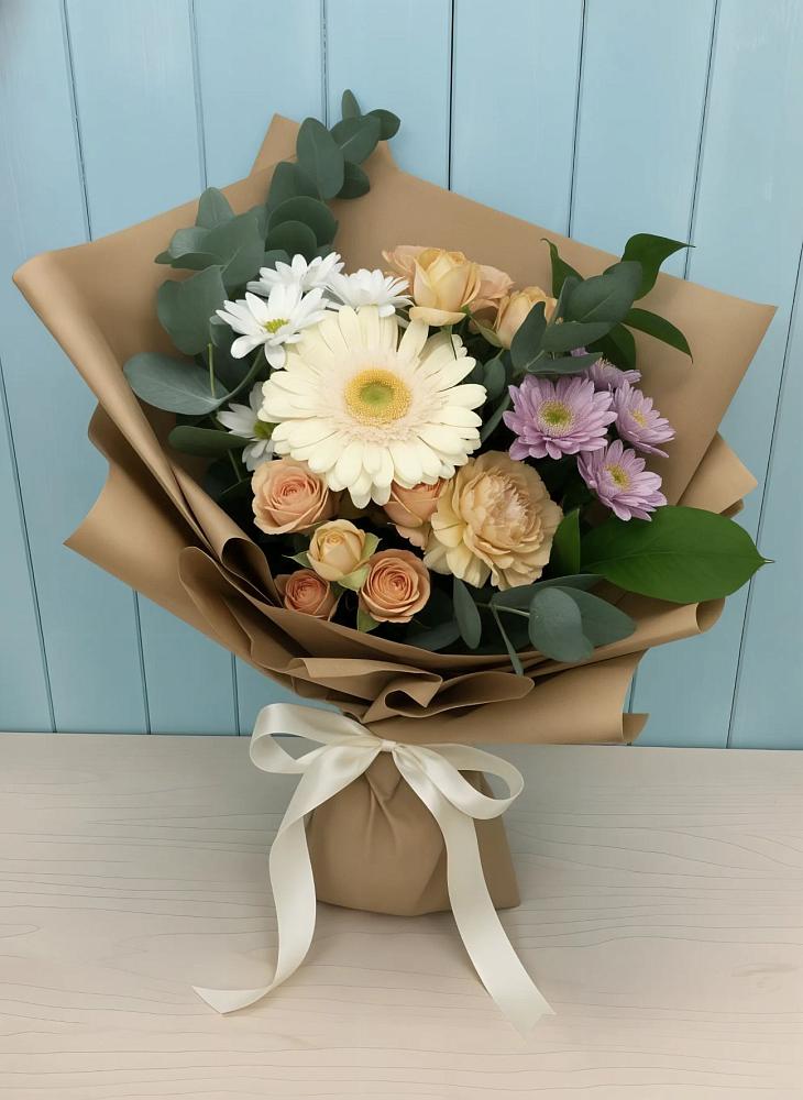 Букет цветов из: Герберы и Хризантемы в Димитровграде