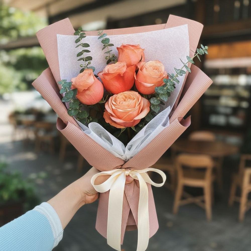 Букет цветов из: Розы в Димитровграде