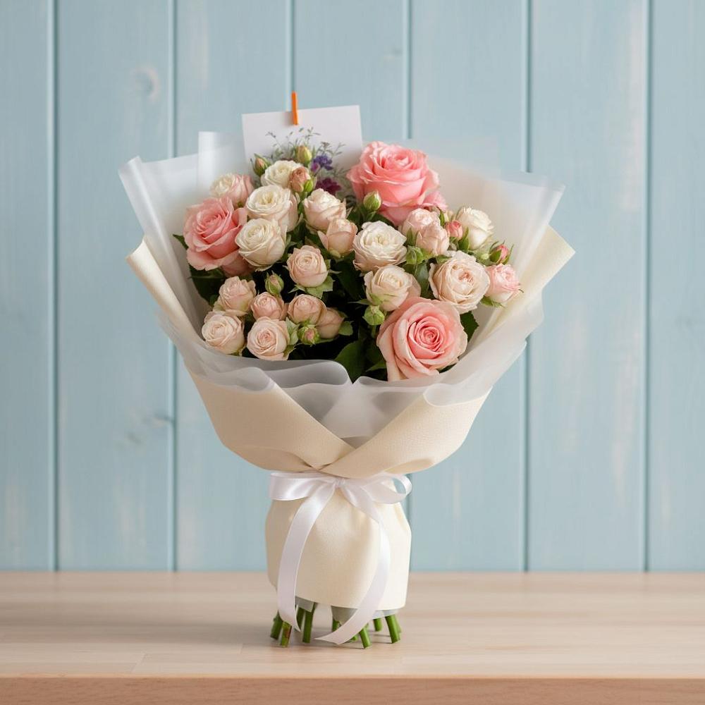 Букет цветов из: Розы в Димитровграде