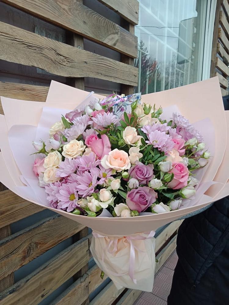 Букет цветов из: Розы и Хризантемы в Димитровграде