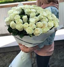 Букет 35 Белых роз #REPLACE_PRED# Димитровграде