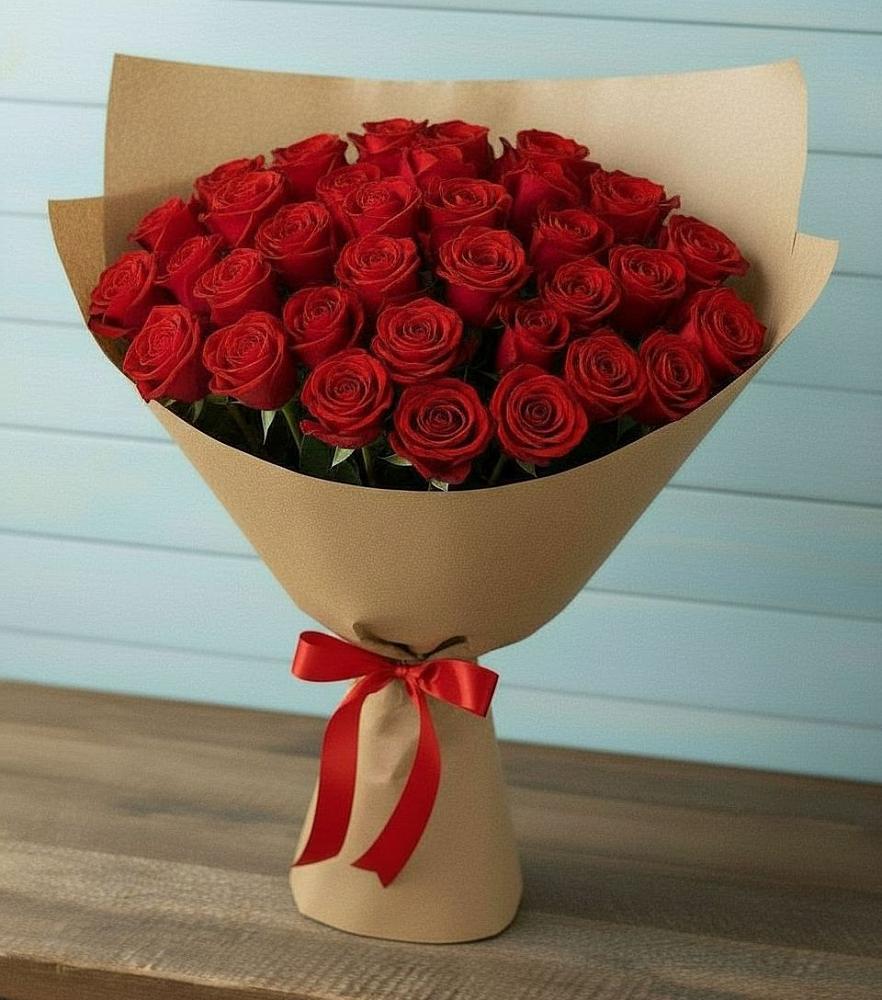 Букет Красные розы Милано в Димитровграде