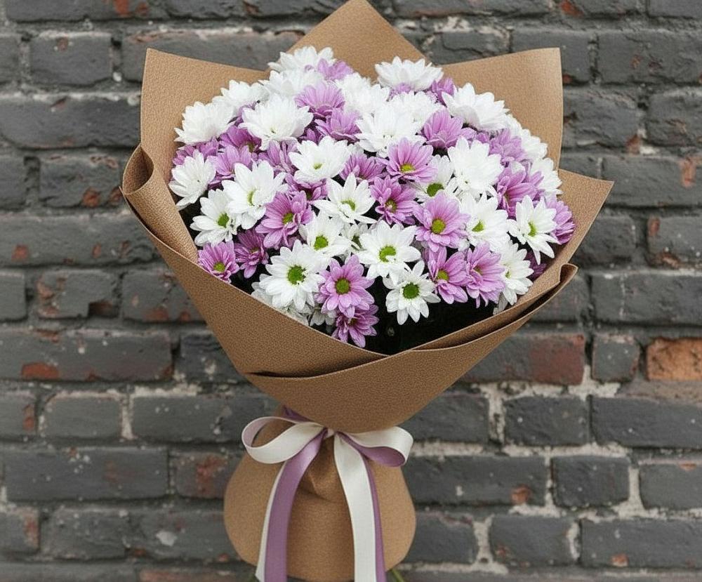 Букет цветов из: Хризантемы в Димитровграде