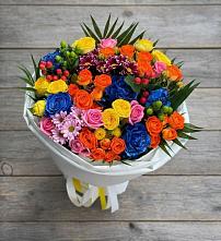 Букет цветов из:  Розы и Хризантемы в Димитровграде