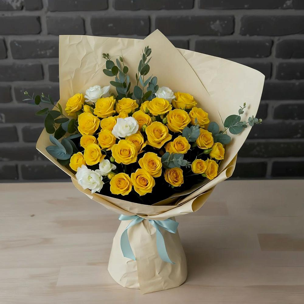 Букет цветов из: Розы в Димитровграде