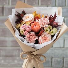 Букет цветов из:  Гвоздики, Хризантемы и Розы в Димитровграде