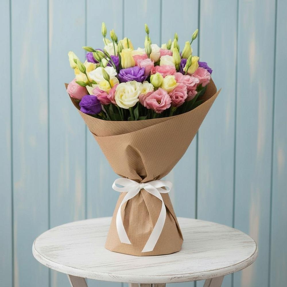 Букет цветов из: Лизиантусы в Димитровграде