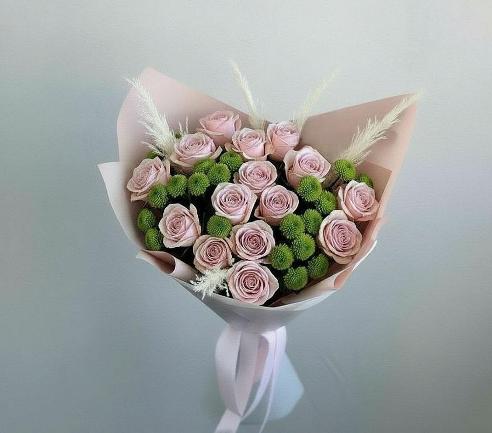 Букет цветов из: Розы и Хризантемы в Димитровграде