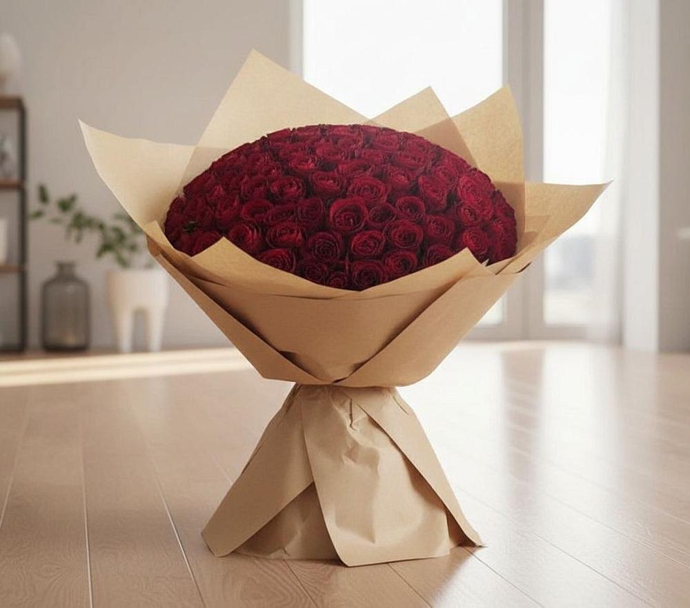 Букет 101 Красная роза в Димитровграде