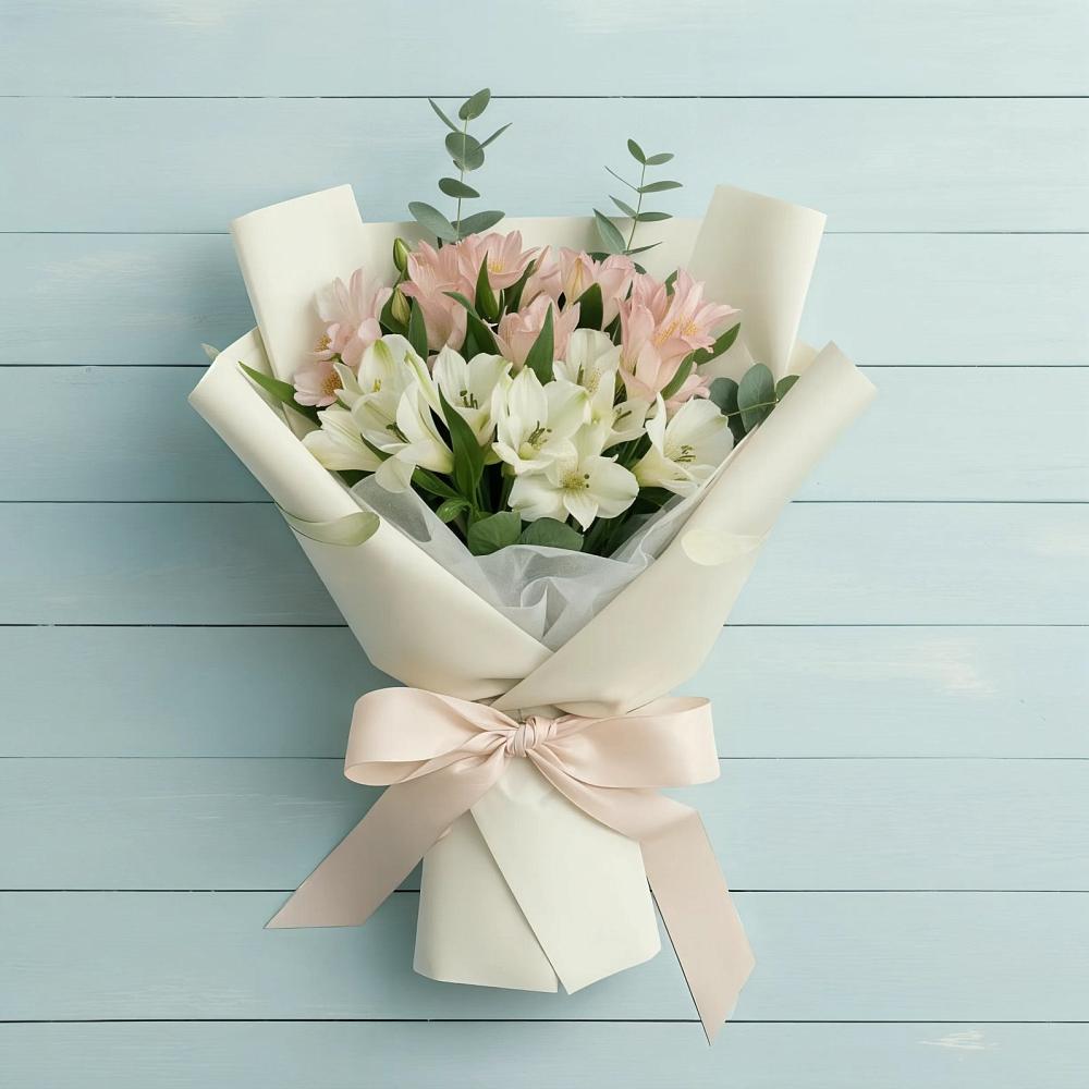 Букет цветов из: Альстромерии в Димитровграде