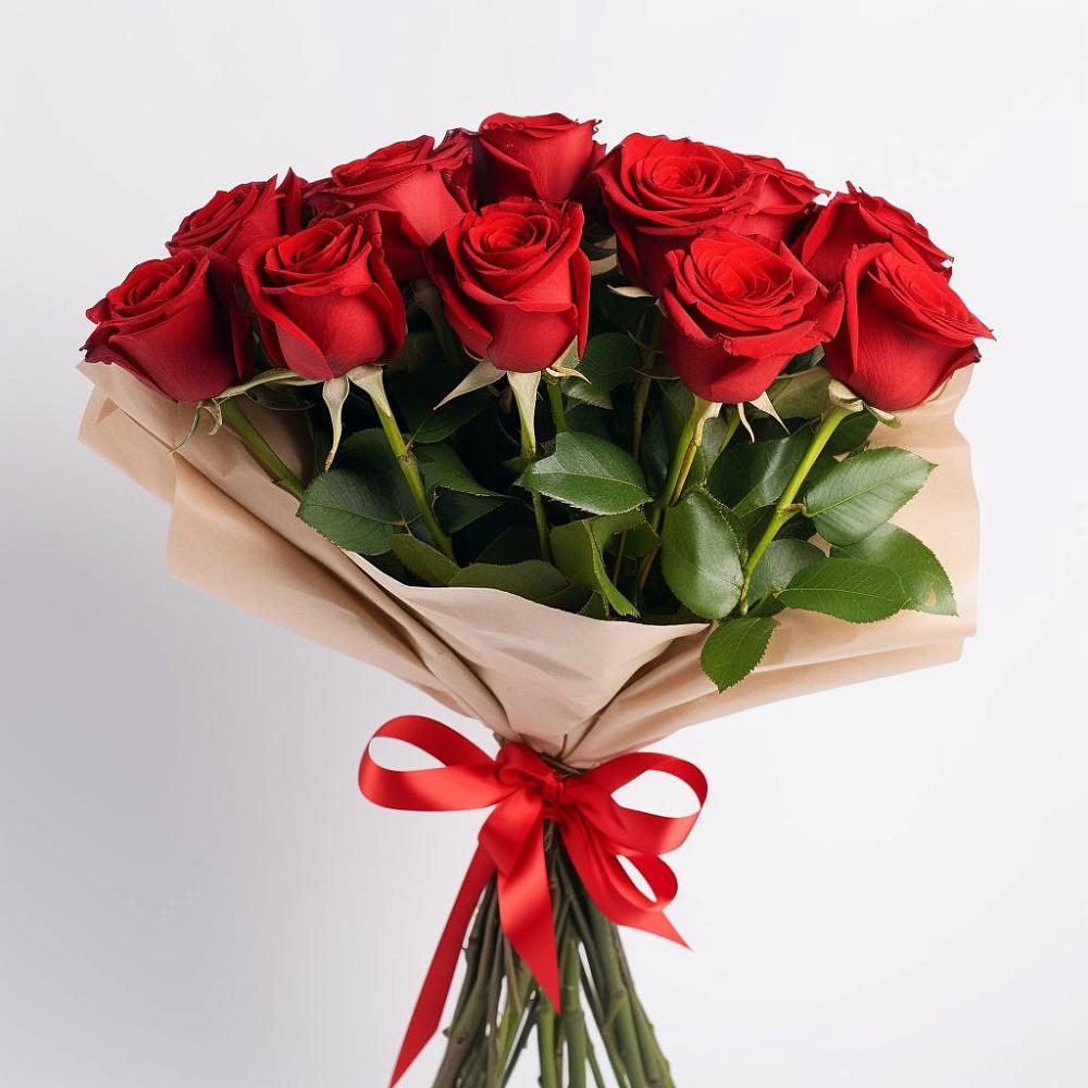 Букет 11 Красных роз Эдлесс Лав в Димитровграде