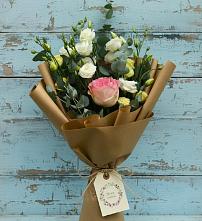 Букет цветов из:  Розы и Лизиантусы #REPLACE_PRED# Димитровграде