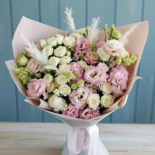 Букет цветов из:  Альстромерии и Розы в Димитровграде